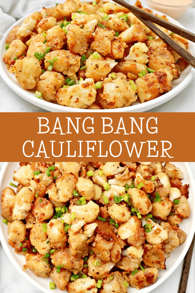 Crispy Bang Bang Cauliflower tossed in a bold, sweet, and spicy sauce. A restaurant-style dish made easy at home!