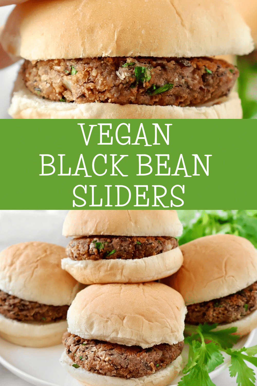 Black Bean Sliders ~ Made with fresh ingredients and pantry staples, these plant-based mini burgers come together in under 30 minutes! via @thiswifecooks