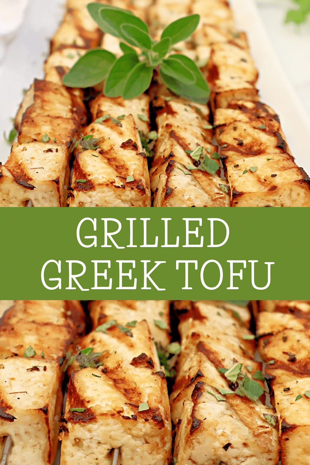 Grilled Greek Tofu Skewers are marinated in lemon juice, olive oil, and classic Greek seasoning, then grilled until lightly charred and full of Mediterranean flavor. Serve with orzo, hummus, or grilled vegetables for an easy summer dinner. via @thiswifecooks